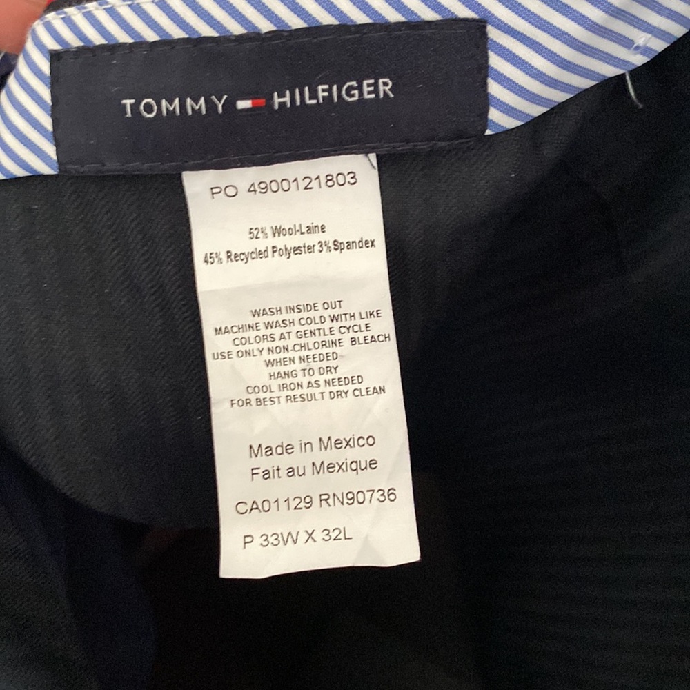 Tommy Hilfiger Gray suit /matching pant - Picture 8 of 12